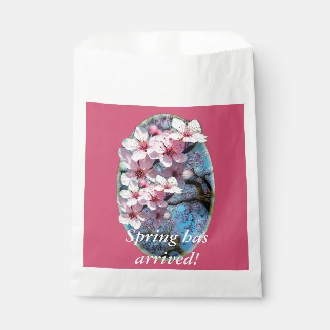 Cherry blossoms favour bags (Front)