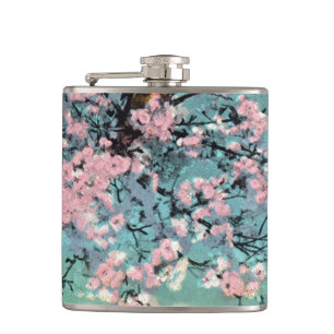 Cherry Blossoms Flask