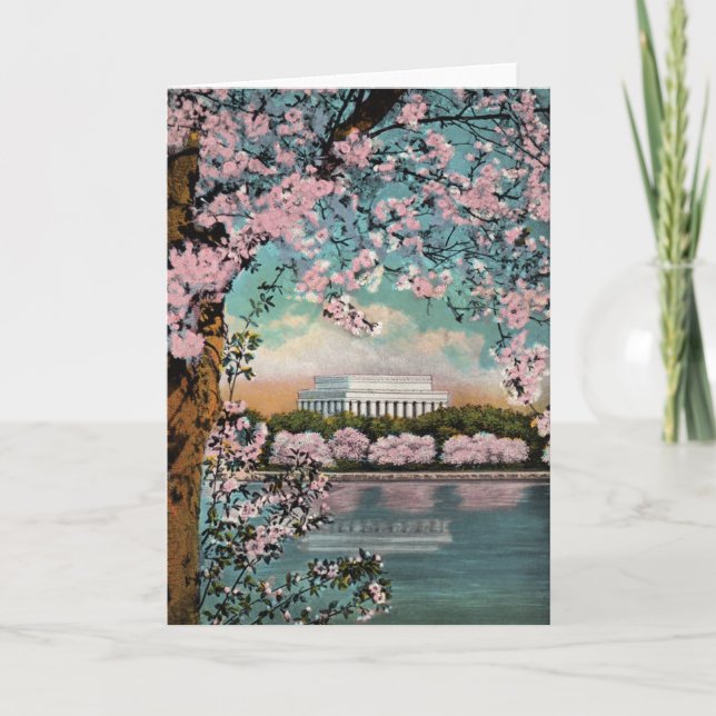 Cherry Blossoms Greeting Card (Front)