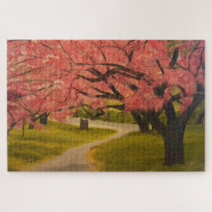 Cherry Blossoms in Spring, by Gary Poling  Jigsaw Puzzle