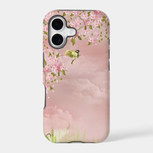 cherry blossoms in the sky