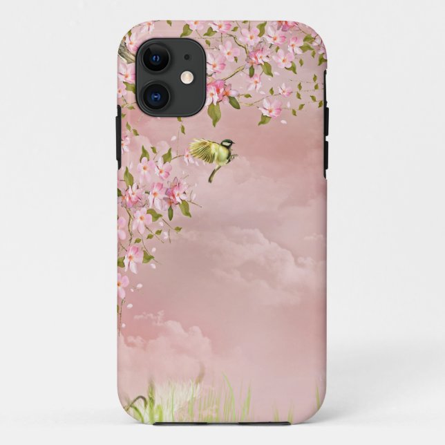 cherry blossoms in the sky Case-Mate iPhone case (Back)