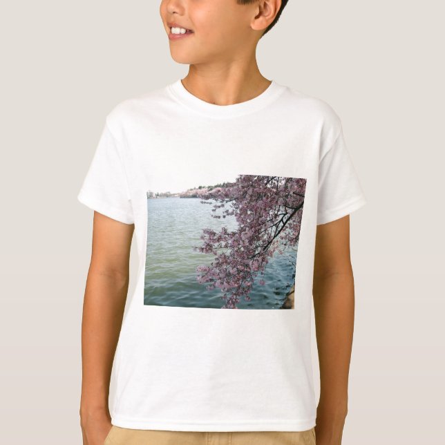 Cherry Blossoms in Washington DC T-Shirt (Front)