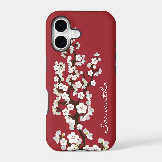 Cherry Blossoms iPhone 5 Case-Mate Case (red) (Back)