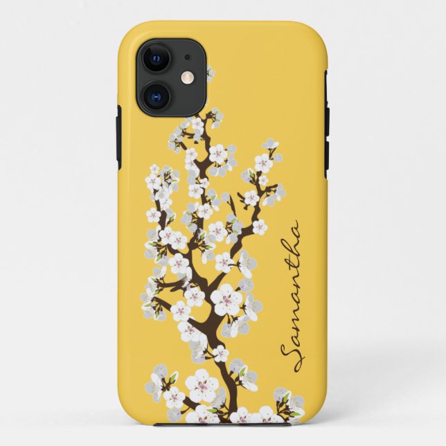 Cherry Blossoms iPhone 5 Case-Mate Case (yellow) (Back)