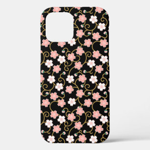 Cherry Blossoms, Japanese Design iPhone 12 Case
