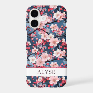 Cherry Blossoms Japanese Sakura Monogrammed