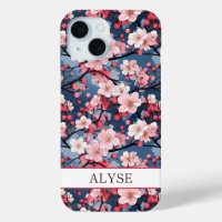 Cherry Blossoms Japanese Sakura Monogrammed