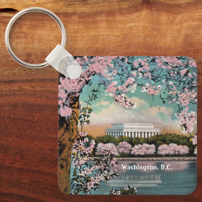 Cherry Blossoms Keychain (Front)
