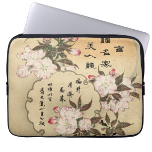Cherry blossoms laptop sleeve