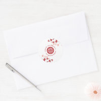 Cherry Blossoms Longevity Symbol Chinese Birthday