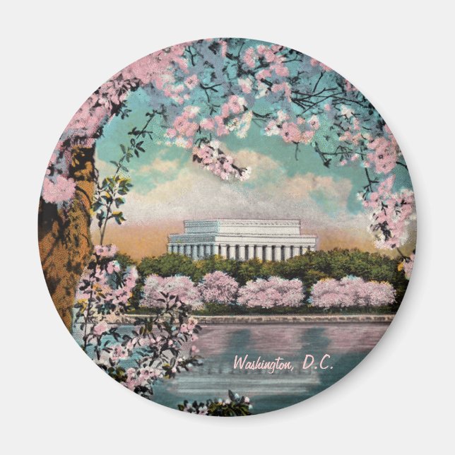 Cherry Blossoms Magnet (Front)