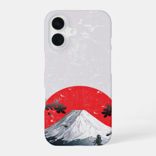 Cherry Blossoms Mount Fuji Japan iPhone 16 Case
