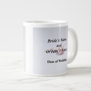 Cherry Blossoms on a Branch Wedding Products Large Coffee Mug