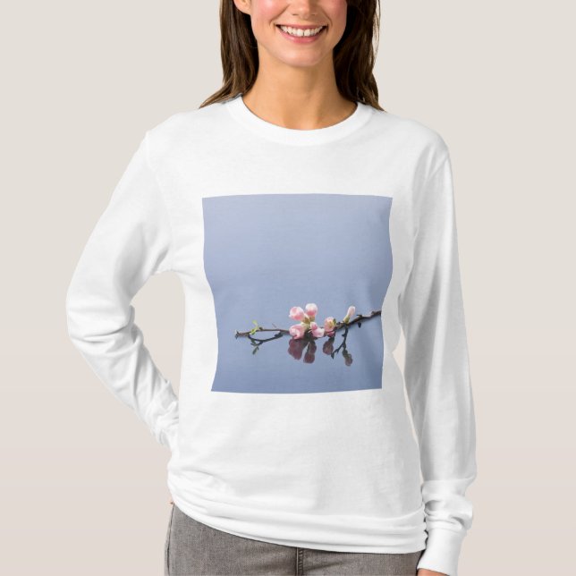 Cherry blossoms on water T-Shirt (Front)