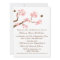 Cherry Blossoms on white Bridal Shower Invite