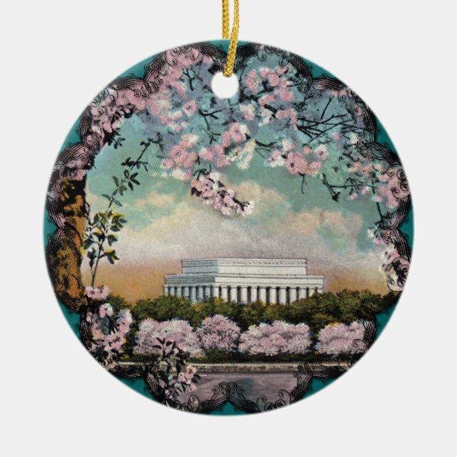 Cherry Blossoms Ornament (Front)