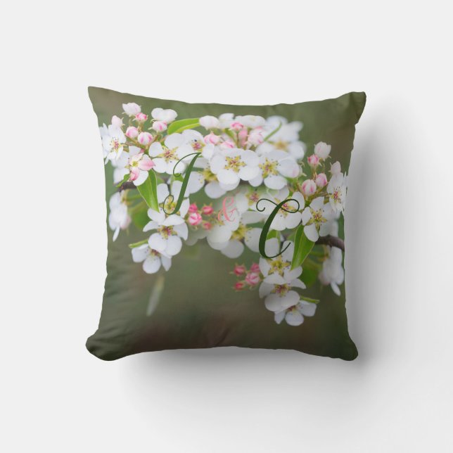 Cherry Blossoms Pillow (Front)
