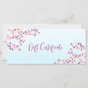 Cherry Blossoms Pink Turquoise