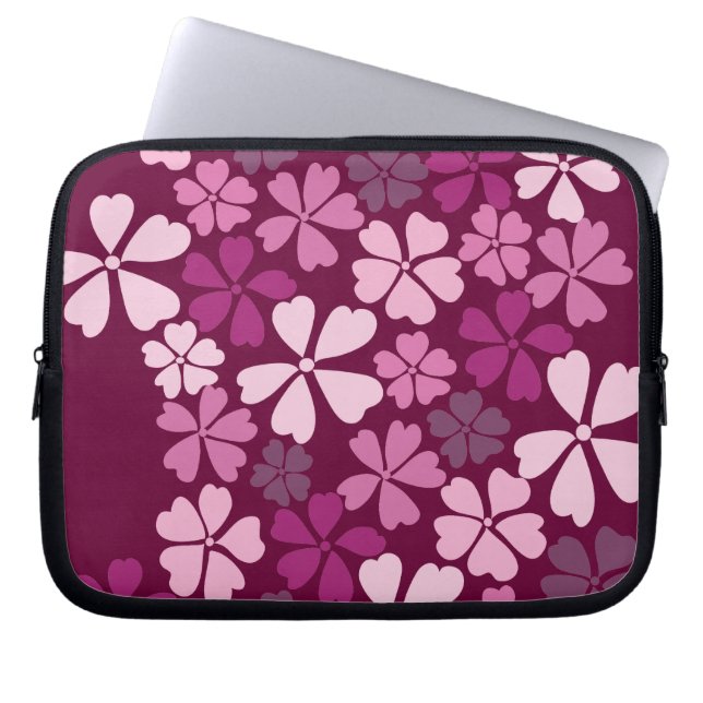 cherry blossoms (sakura) laptop sleeve (Front)