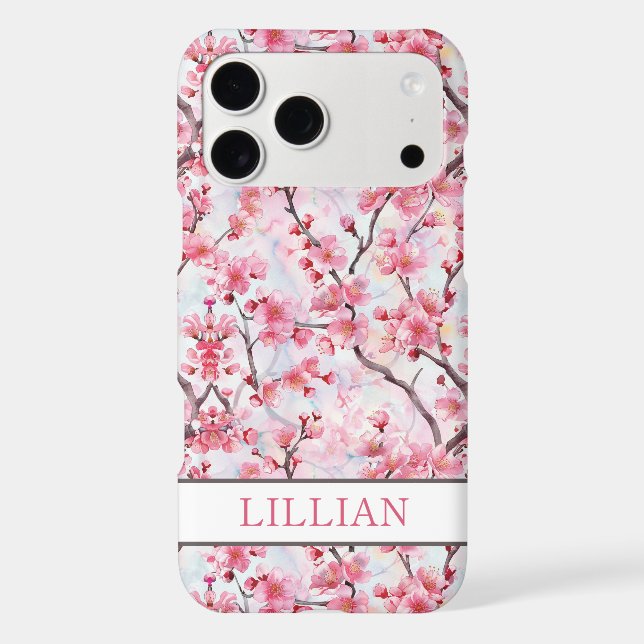Cherry Blossoms Sakura Monogrammed (Back)