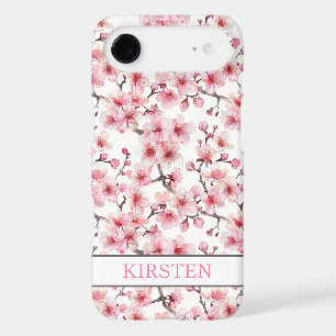 Cherry Blossoms Sakura Pattern Monogrammed