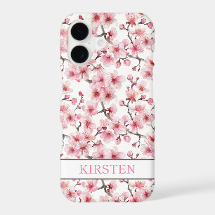 Cherry Blossoms Sakura Pattern Monogrammed