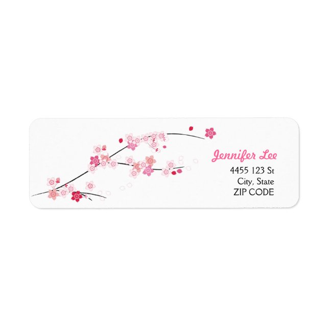 Cherry Blossoms SAKURA Pink Flowers Cute Spring (Front)