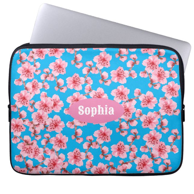 cherry blossoms Serenity  Laptop Sleeve (Front)