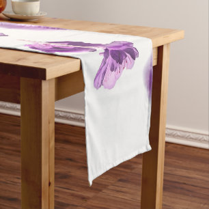 Cherry blossoms short table runner