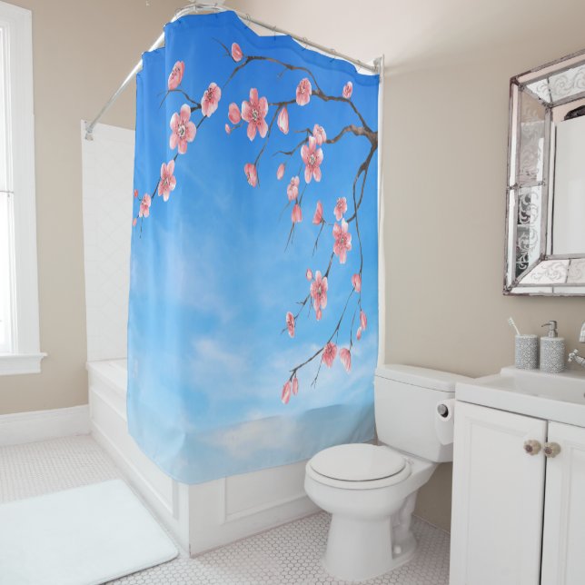 Cherry Blossoms   Shower Curtain (In Situ)