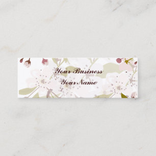 Cherry Blossoms Skinny Indestructible Business Mini Business Card