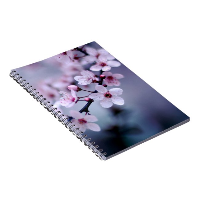Cherry Blossoms Spiral Notebook (Right Side)