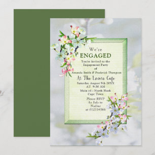 Cherry Blossoms Spring Party Invitation