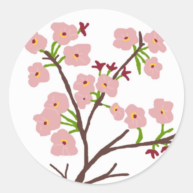 Cherry Blossoms  stickers (Front)