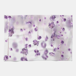 Cherry blossoms tea towel