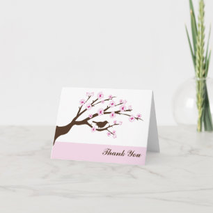 Cherry Blossoms Thank You Card