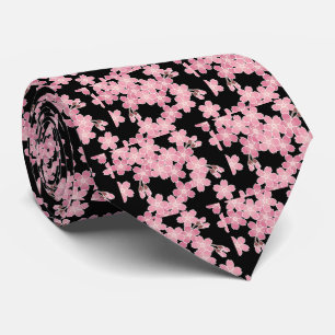 cherry blossoms tie