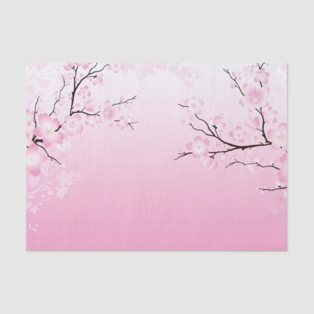 Cherry Blossoms Tissue Paper (Front)