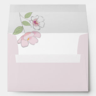 Cherry Blossoms Wedding Envelope
