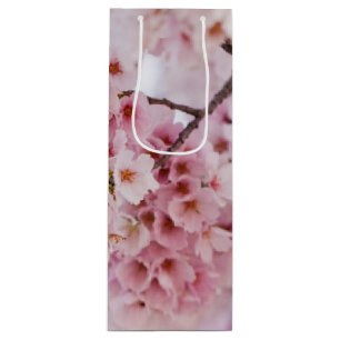 Cherry Blossoms Wine Gift Bag