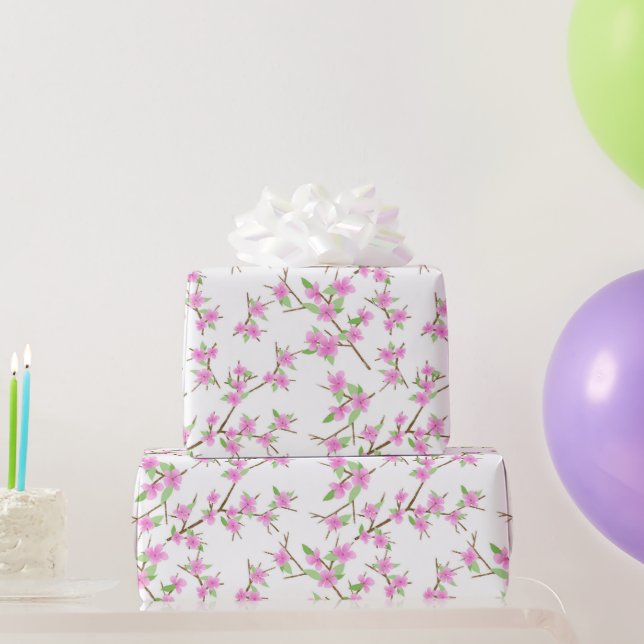 Cherry Blossoms Wrapping Paper (Party Gifts)