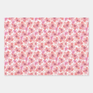 cherry blossoms wrapping paper sheet