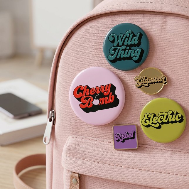 Cherry Bomb 6 Cm Round Badge (Creator Uploaded)