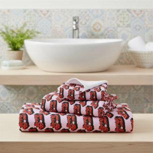 Cherry Bomb Bath Towel Set