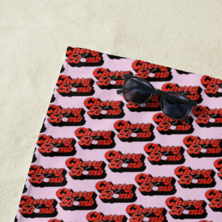 Cherry Bomb Beach Towel