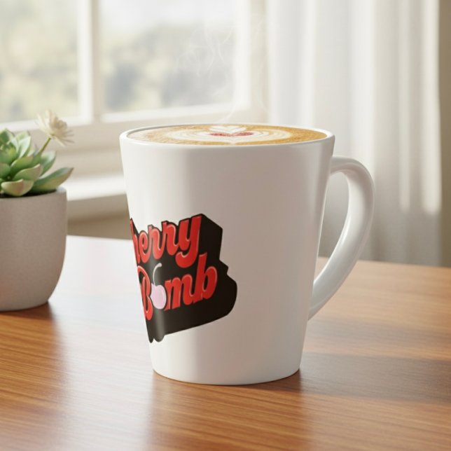 Cherry Bomb Latte Mug (Creator Uploaded)