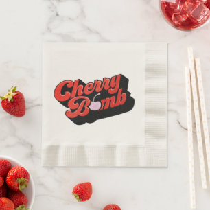 Cherry Bomb Napkin
