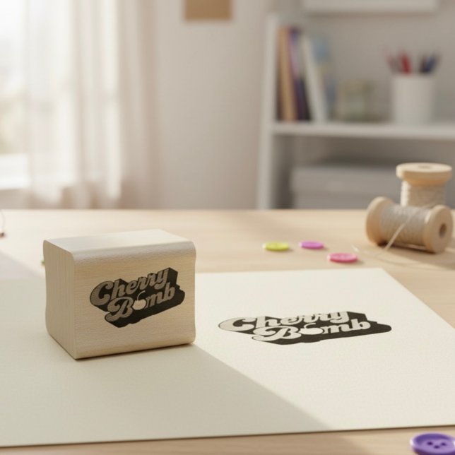 Cherry Bomb Rubber Stamp (Creator Uploaded)