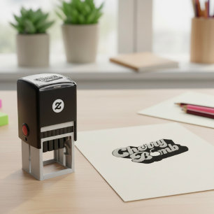 Cherry Bomb Self-inking Stamp